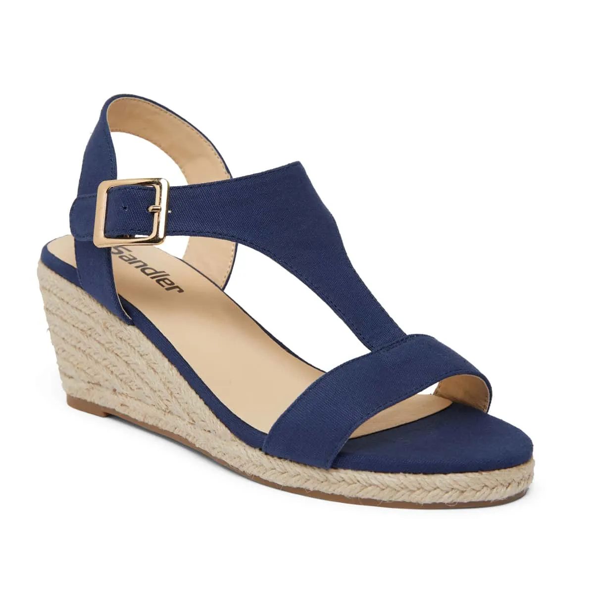 Anchor Espadrille in Navy Fabric