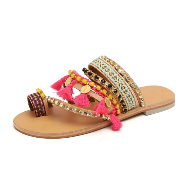 Beautifully Beaded Bohemian Sandals