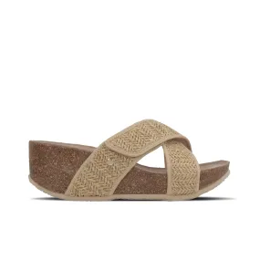 Benicasim Beige  Raffia Sandals