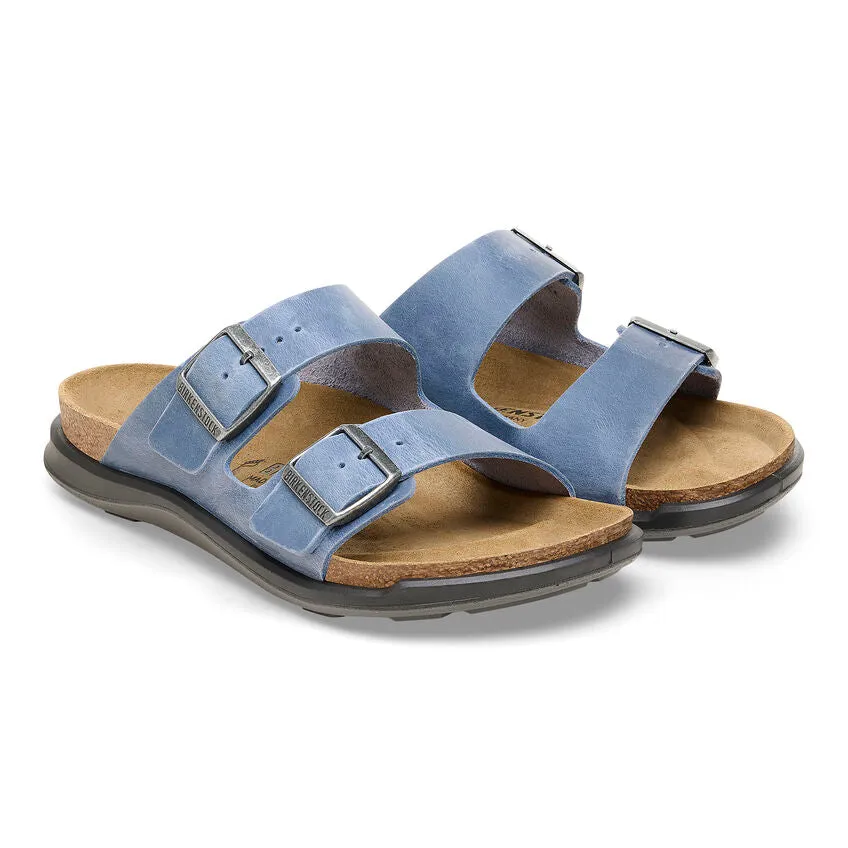 Birkenstock Arizona Crosstown Elemental Blue Oiled Leather