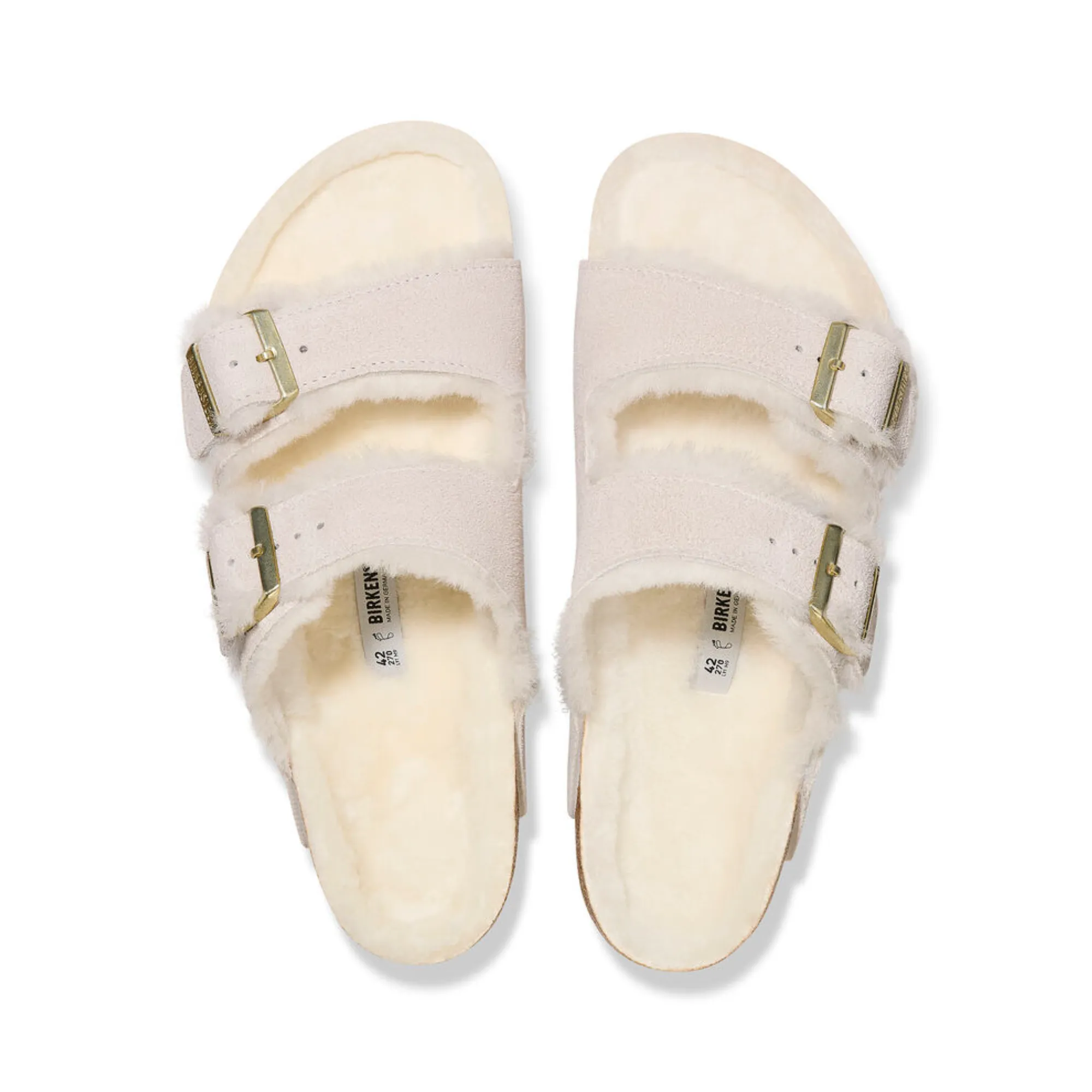 BIRKENSTOCK ARIZONA SUEDE SHEARLING N (NARROW)