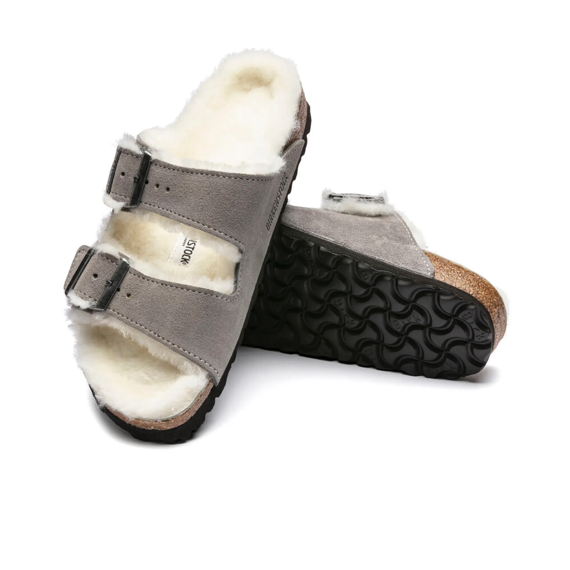 BIRKENSTOCK ARIZONA SUEDE SHEARLING N (NARROW)