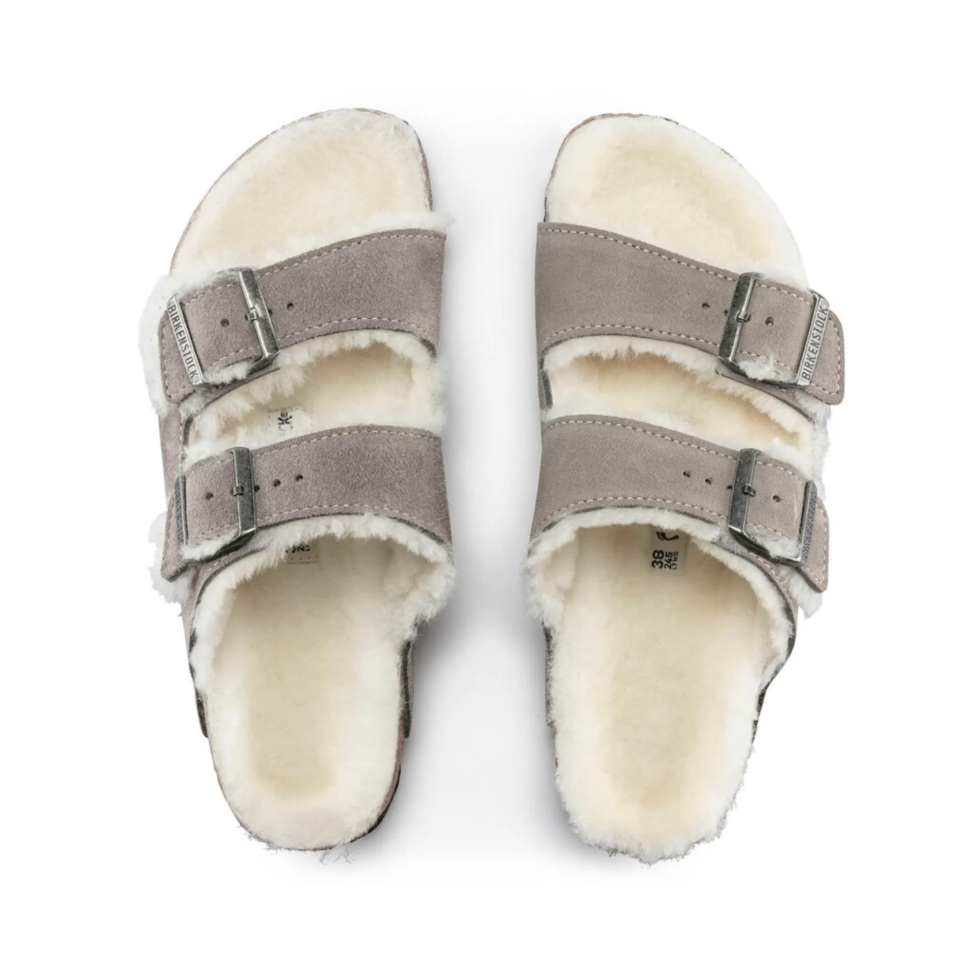 BIRKENSTOCK ARIZONA SUEDE SHEARLING N (NARROW)