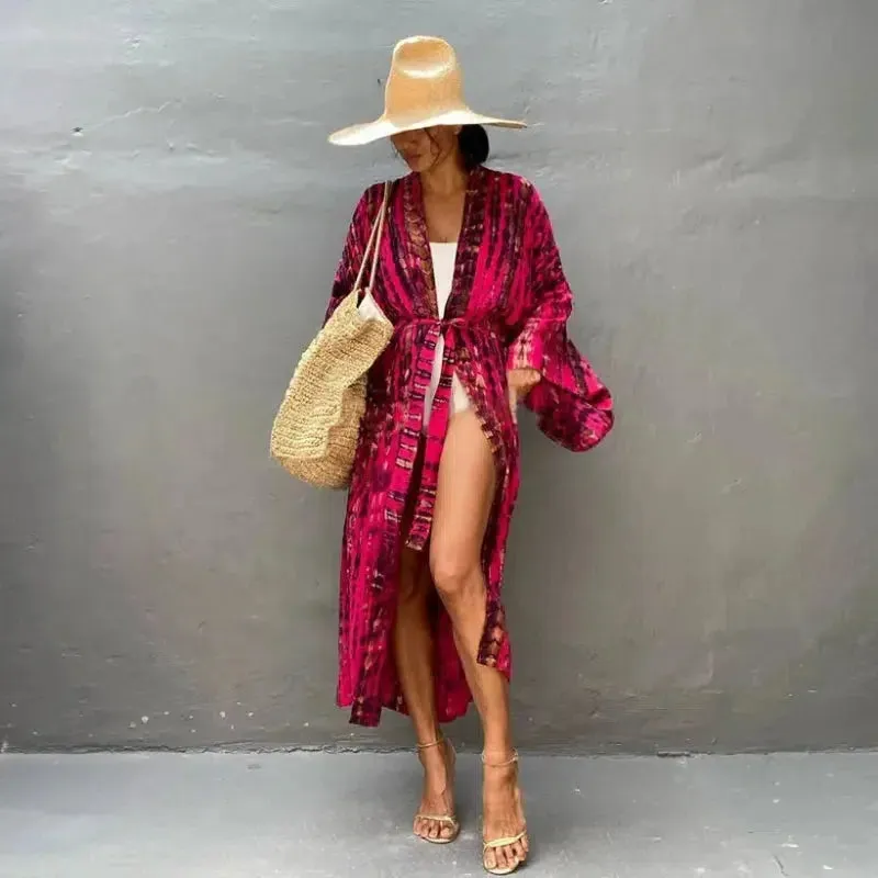 Bohemian Kimono - Long sleeve Robe