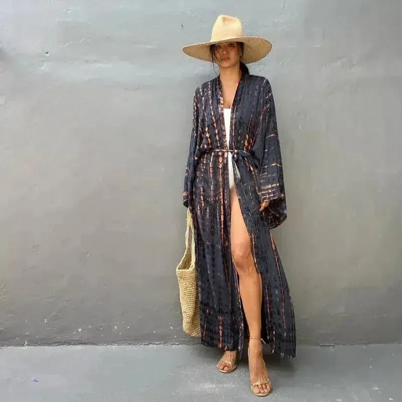 Bohemian Kimono - Long sleeve Robe