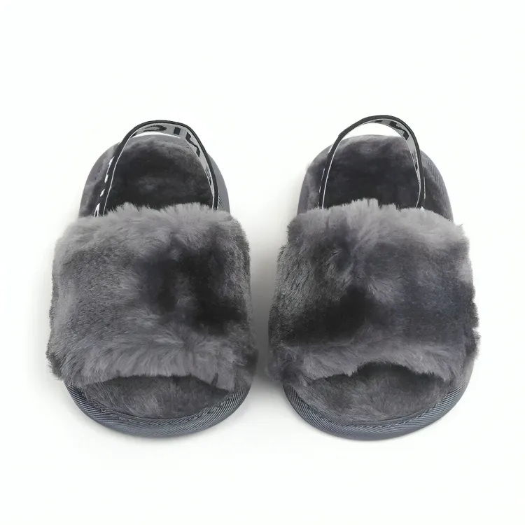 Comfy Plush Cotton Baby Sandals