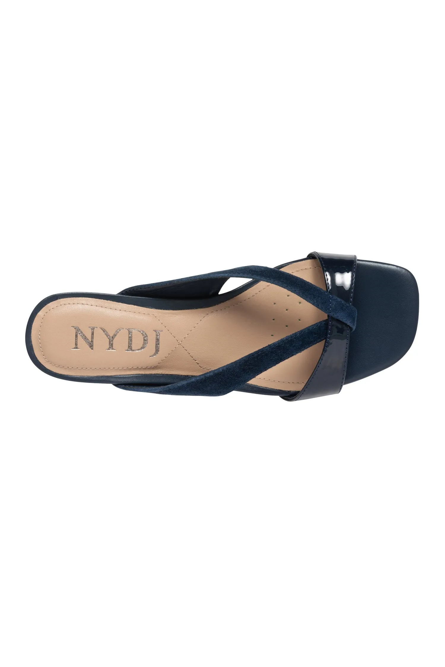 Contessa Wedge Sandals - Navy