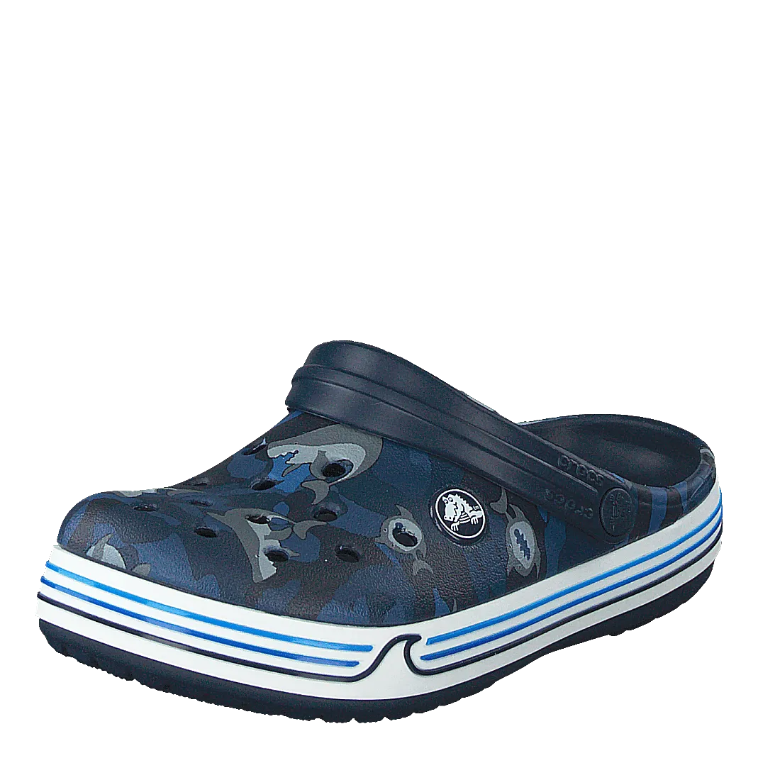 Crocband Shark Clog Kids Navy