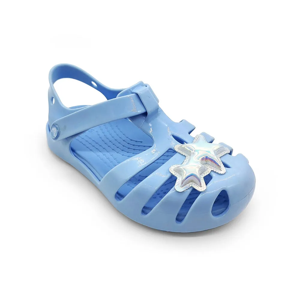 Crocs Toddler 208445-4NS Isabella Charm Sandal Blue Calcite