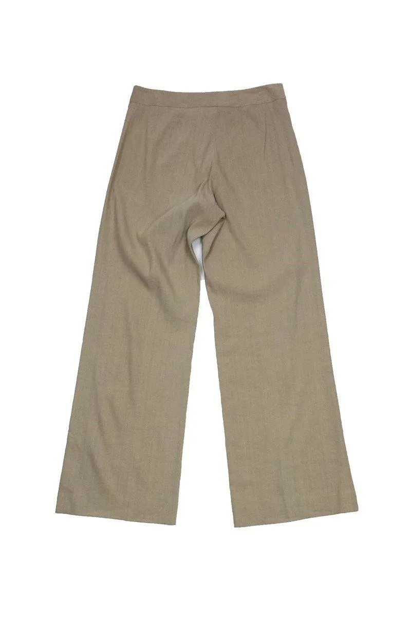 Doncaster - Tan Linen Pants Sz 6