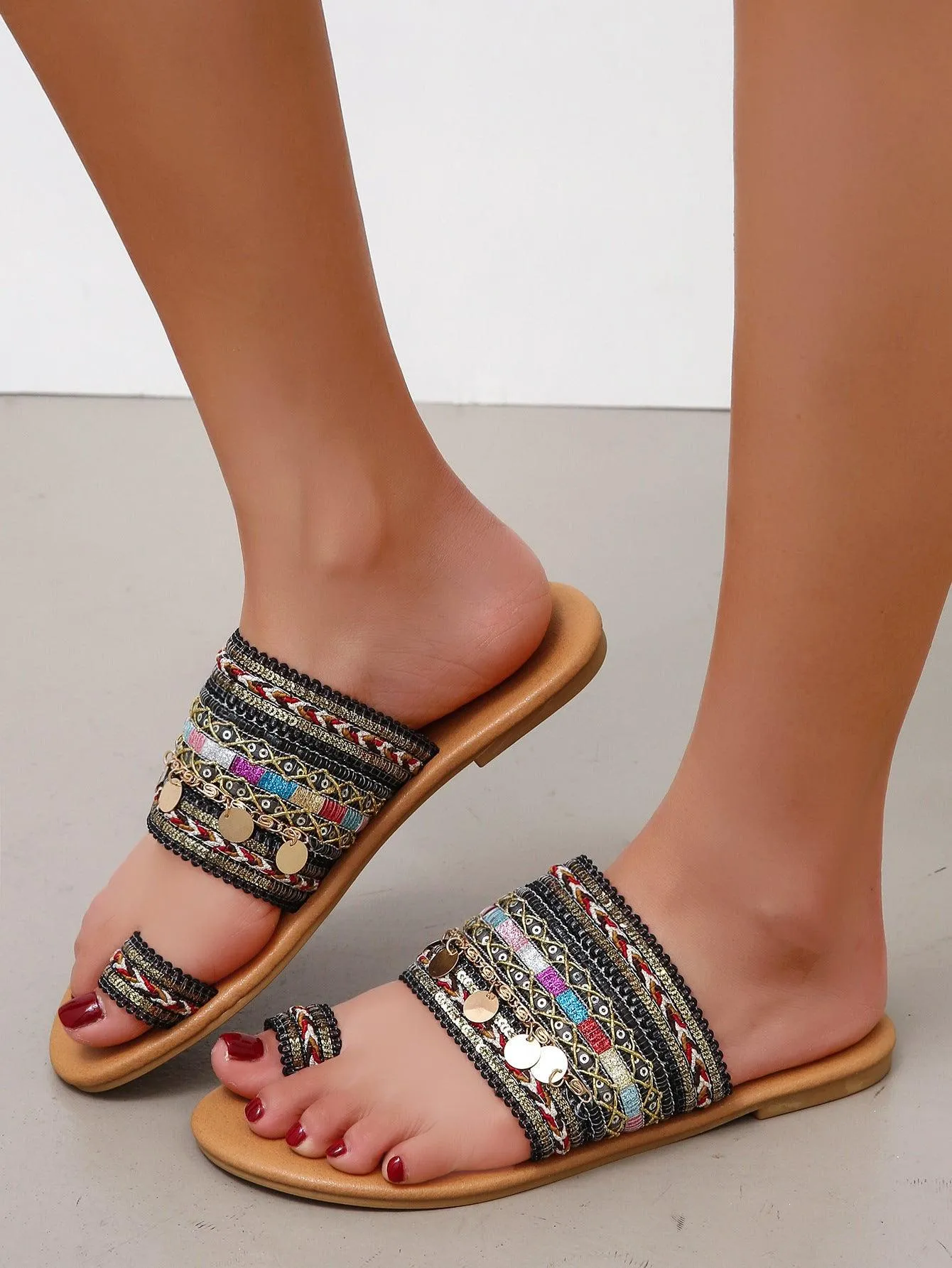 Flat Bohemian Sandals