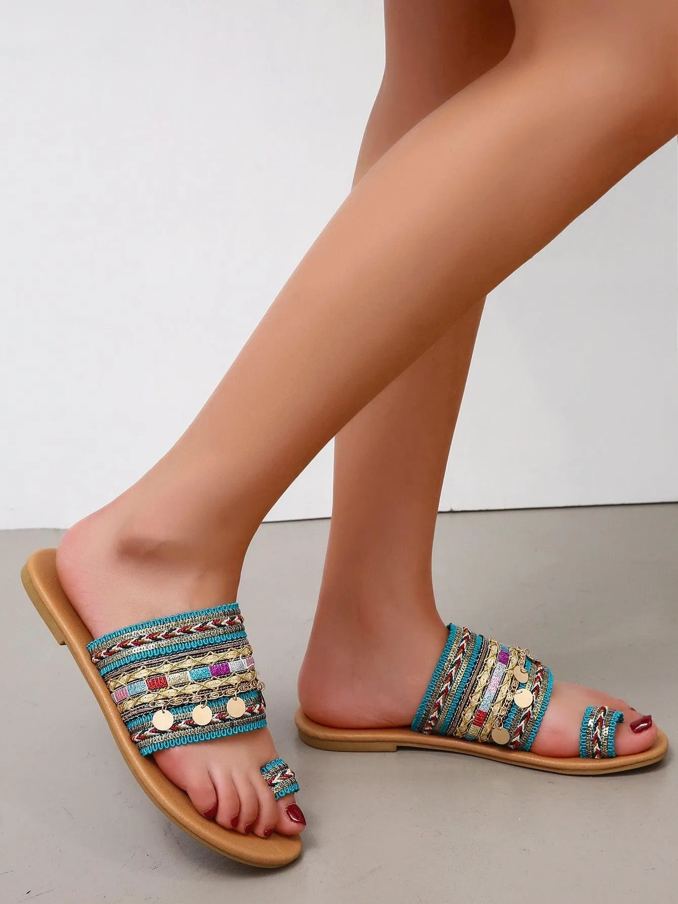 Flat Bohemian Sandals