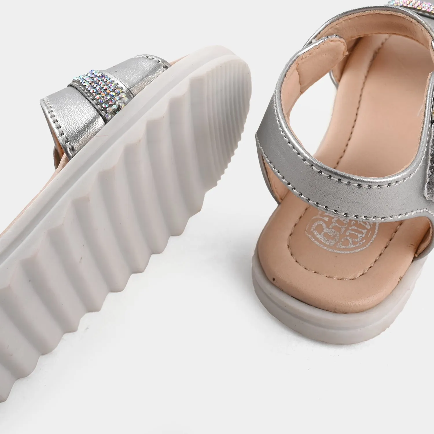 Girls Sandal 40-116-SILVER