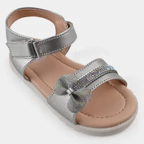 Girls Sandal 40-116-SILVER