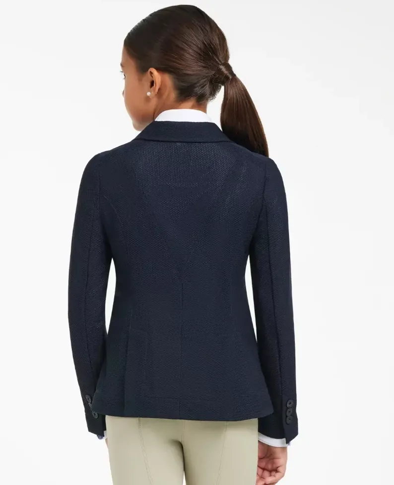 Harmony Jr 2.0 Girls Mesh Show Coat from R.J. Classics - Navy