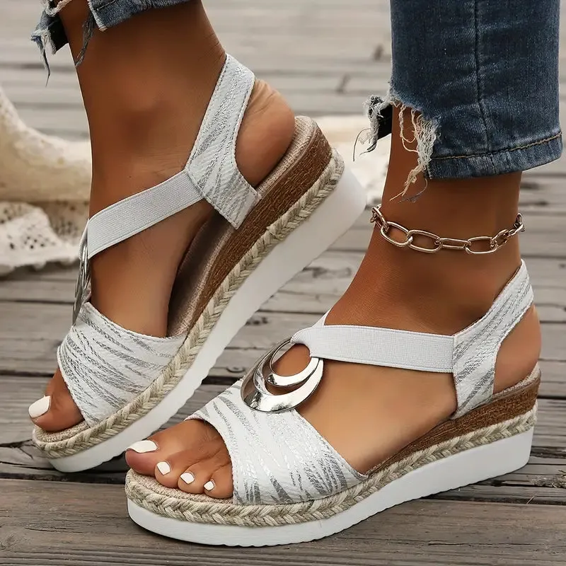 Ivyshape | Chic Platform Slingback Sandals