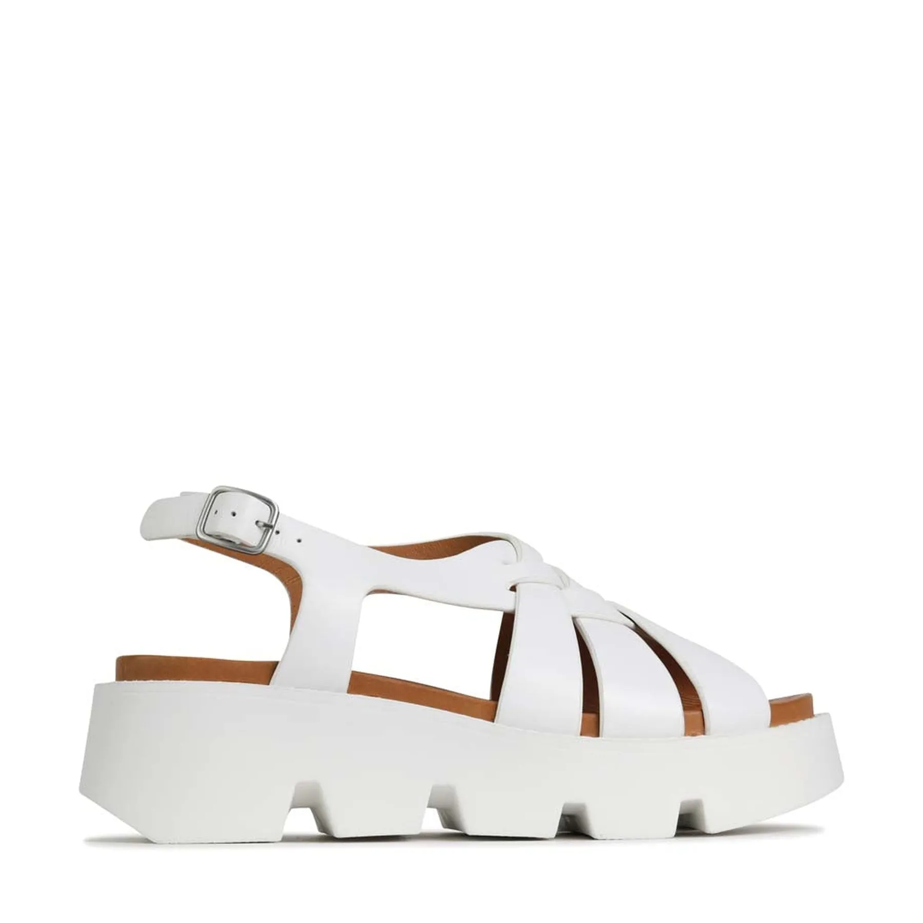 KAILYN LEATHER PLATFORM SANDALS