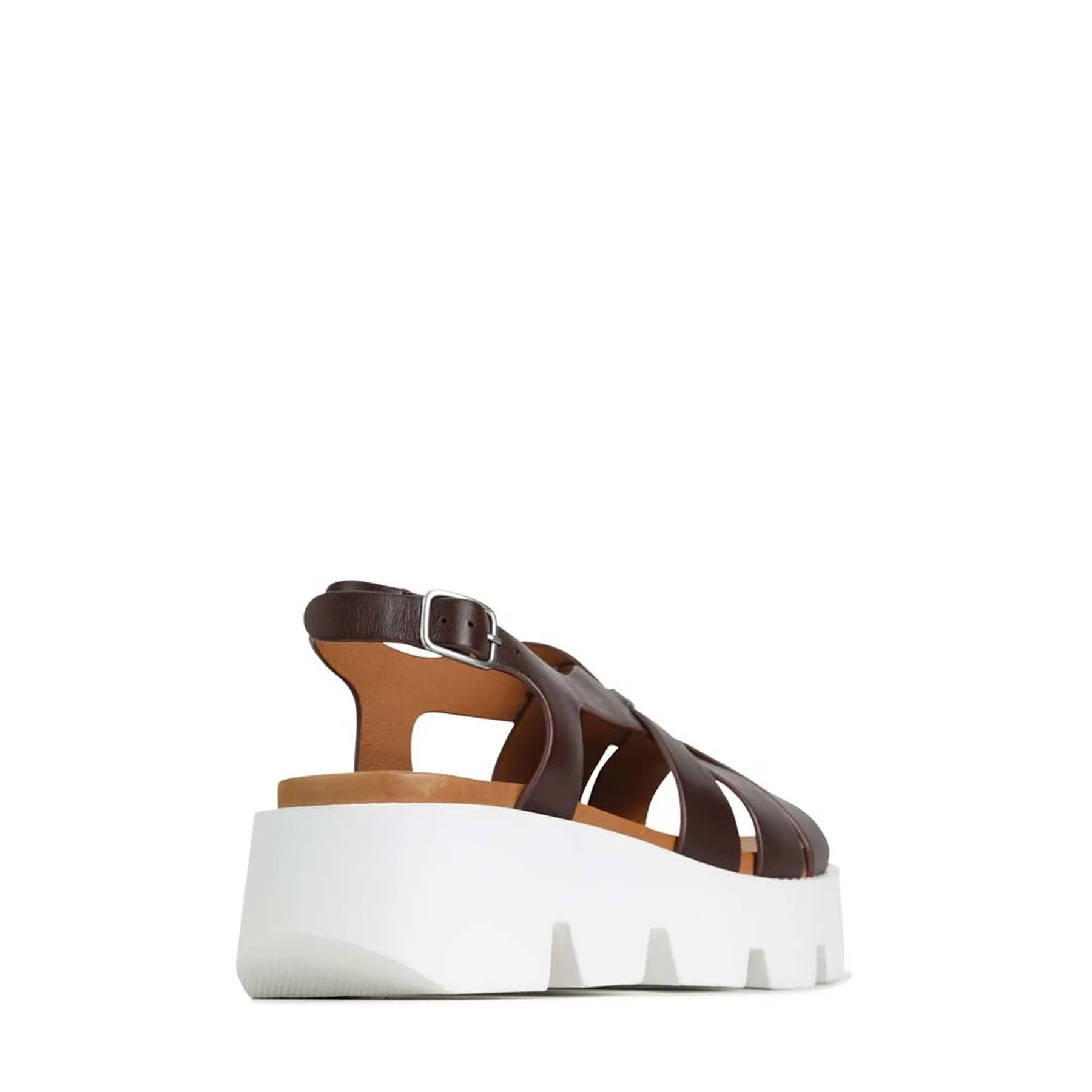 KAILYN LEATHER PLATFORM SANDALS