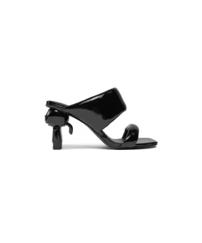 KARL LAGERFELD IKON HEEL PADDED 2-STRAP SANDALS