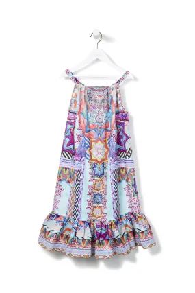 KIDS' FRILL HEM DRESS WANDERING EYE