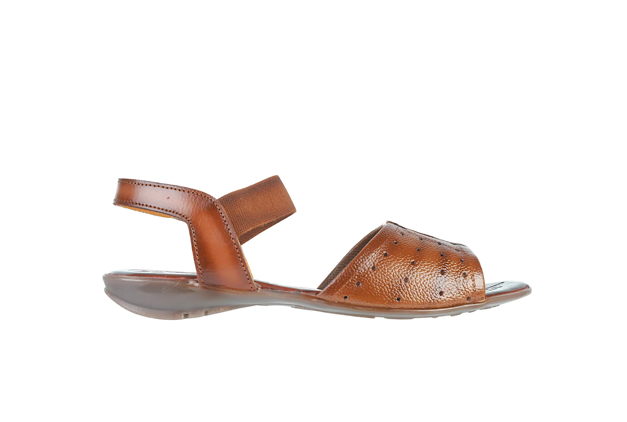 LADIES FLAT LEATHER SANDAL 999518