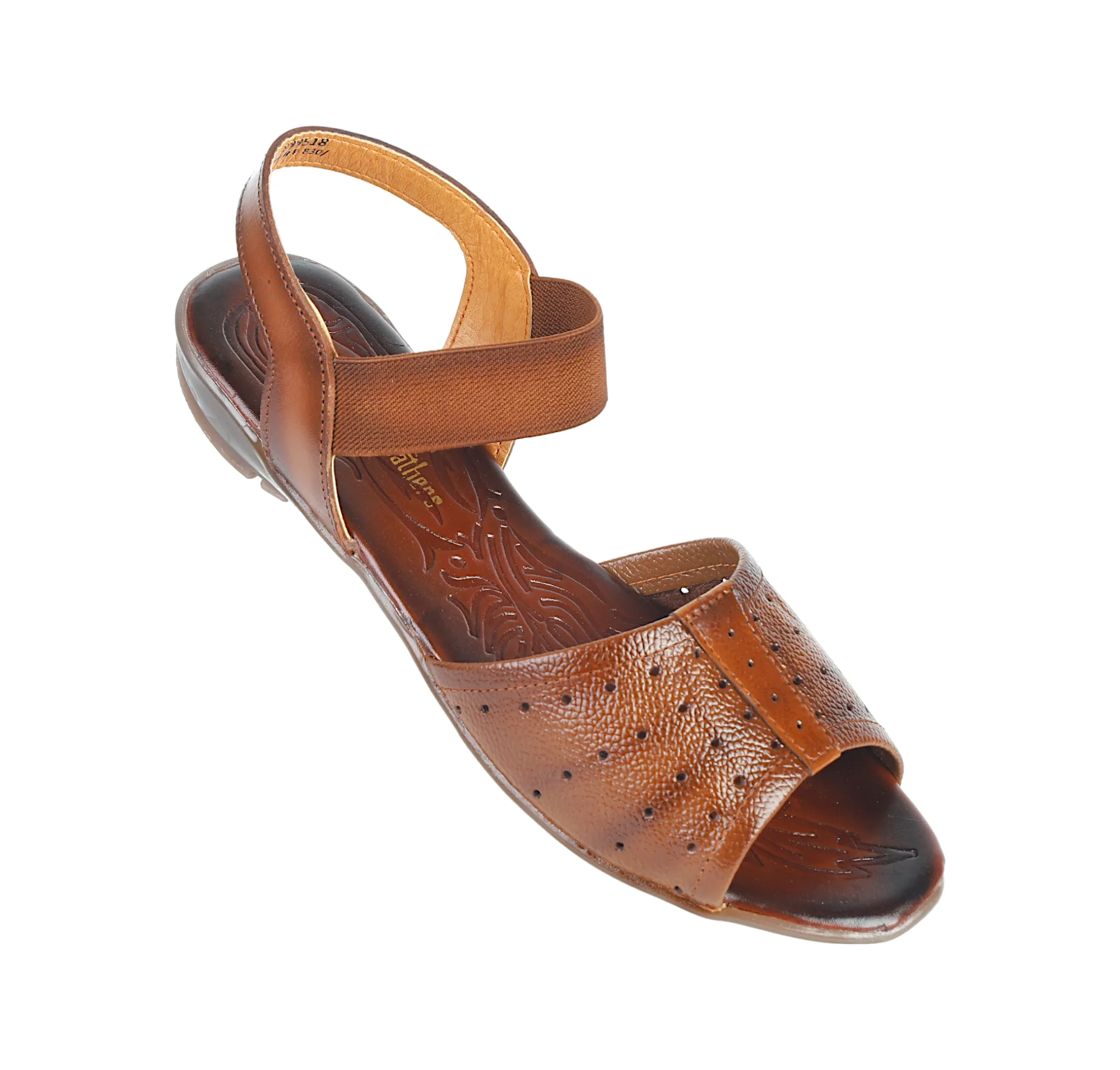 LADIES FLAT LEATHER SANDAL 999518