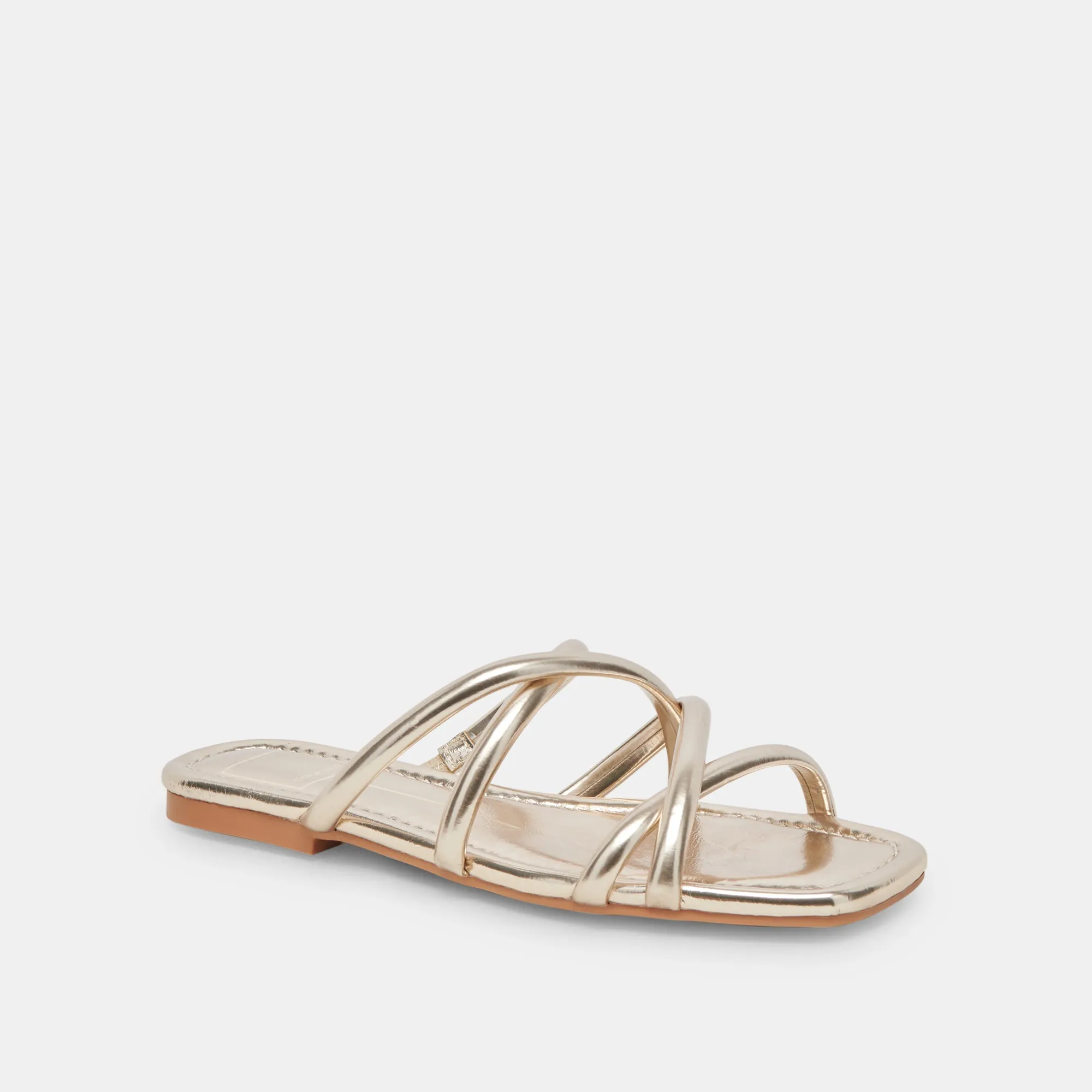 LANZA SANDALS LIGHT GOLD METALLIC STELLA