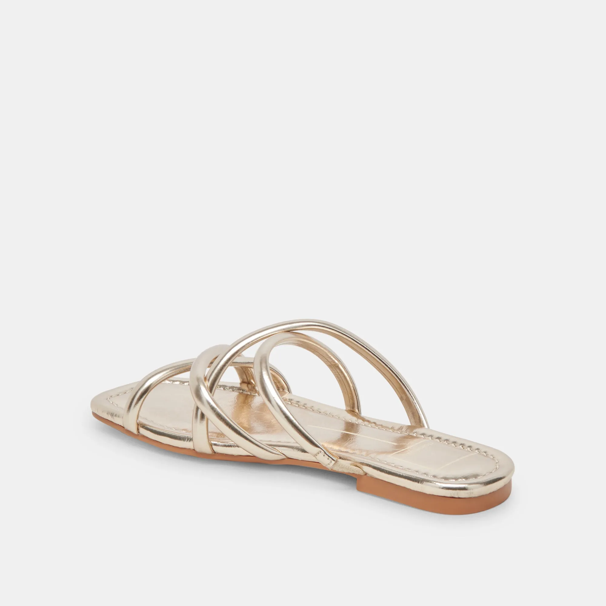 LANZA SANDALS LIGHT GOLD METALLIC STELLA