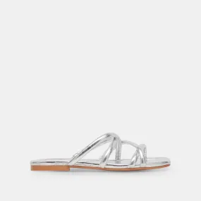 LANZA SANDALS SILVER METALLIC STELLA