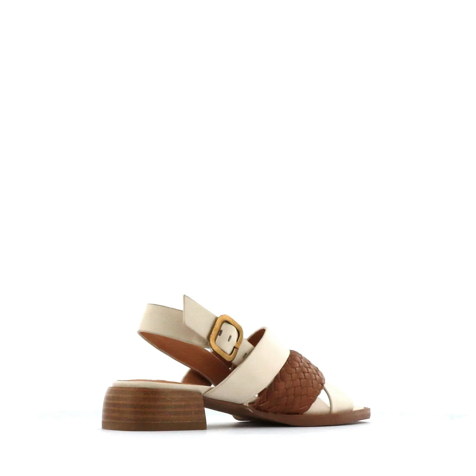 LATICIA BLOCK HEEL SANDAL LEATHER