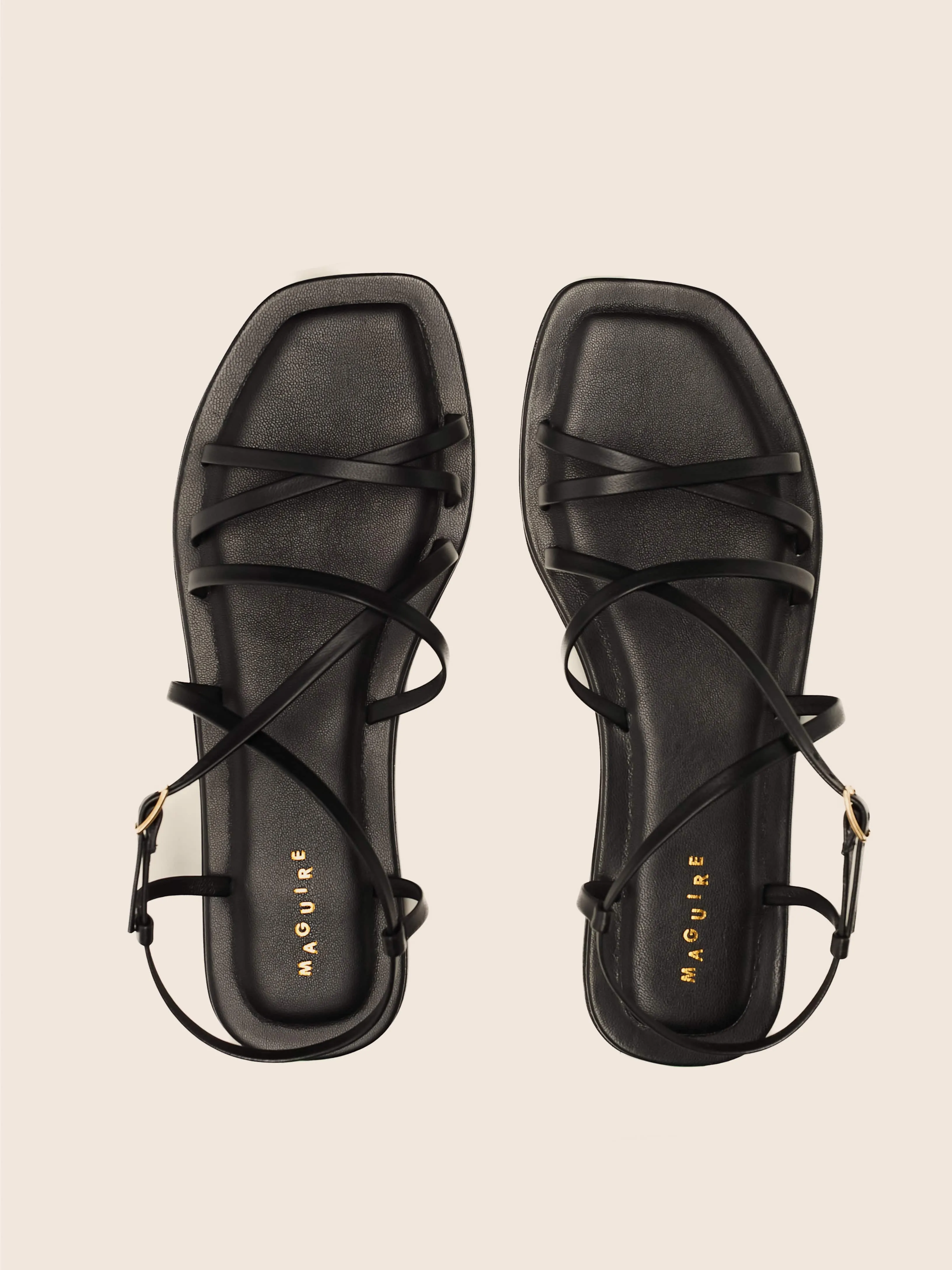 Minori Black Sandal