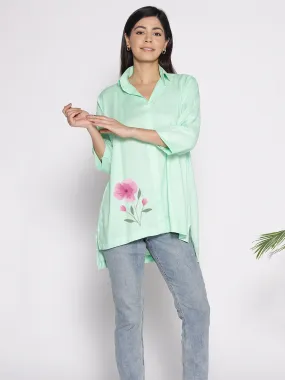 Mint Rayon ShirtTop - Satakieli