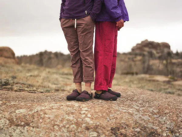 Mountain Clog - Leather Suede (Deep Plum)