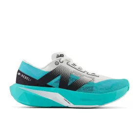 New Balance FuelCell Rebel v4 (Womens) - Cyber Jade with Black and White