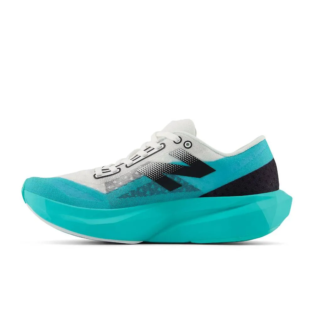 New Balance FuelCell Rebel v4 (Womens) - Cyber Jade with Black and White