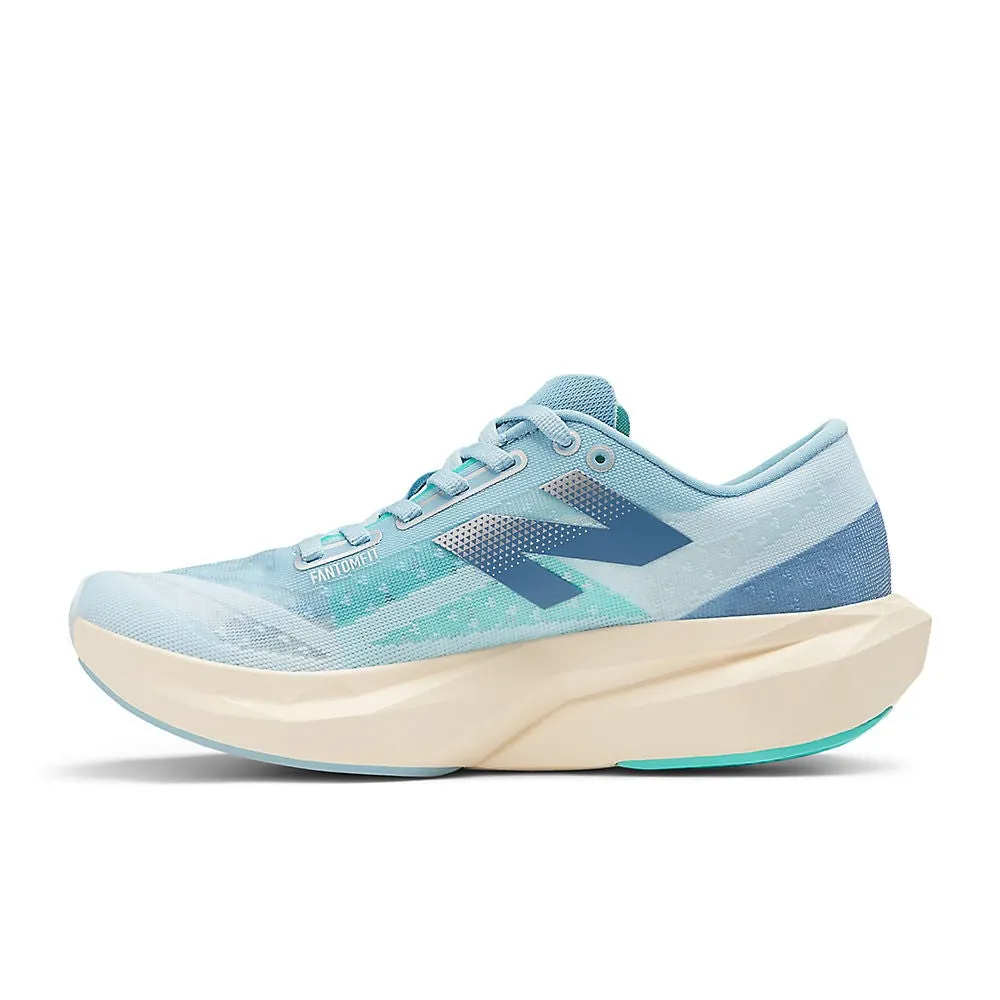 New Balance FuelCell Rebel v4 (Womens) -  Quarry Blue with Chrome Blue and Heron Blue