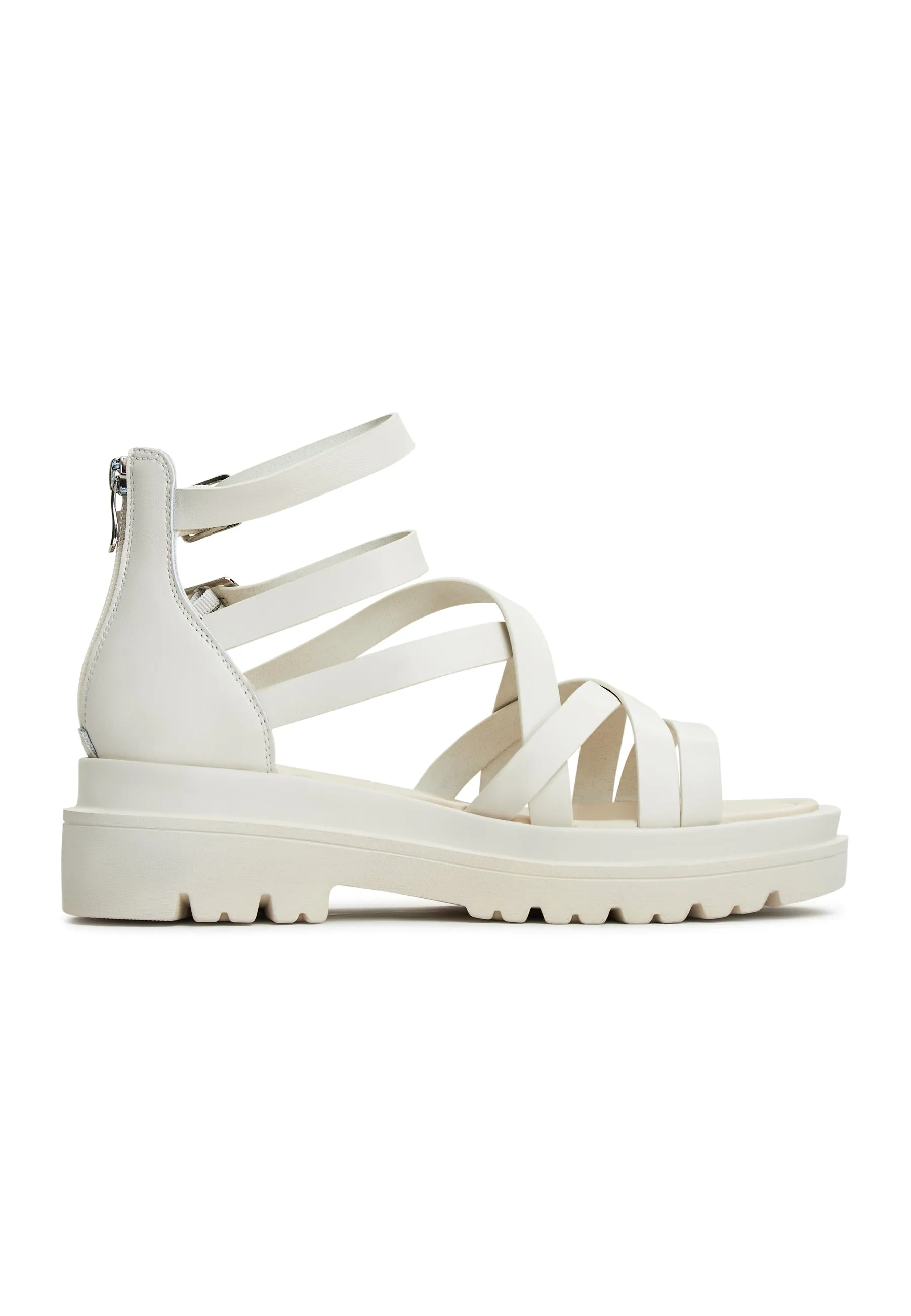 Platform Sandals Tatiana - White