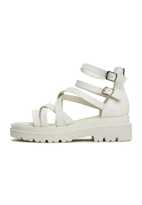 Platform Sandals Tatiana - White