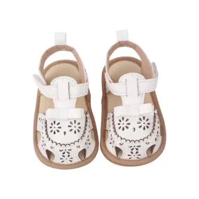 Sahara Pre-Walker Sandals - White