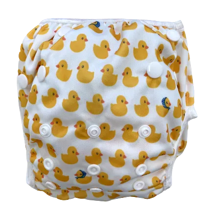 Size Adjustable Swim Diaper - Duckling