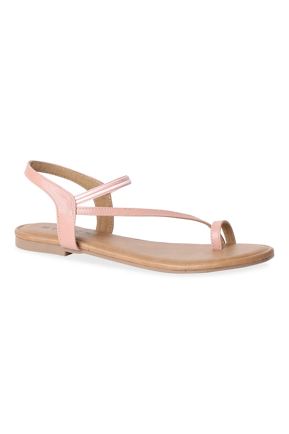 SOLES Toe Hold Flat Sandals