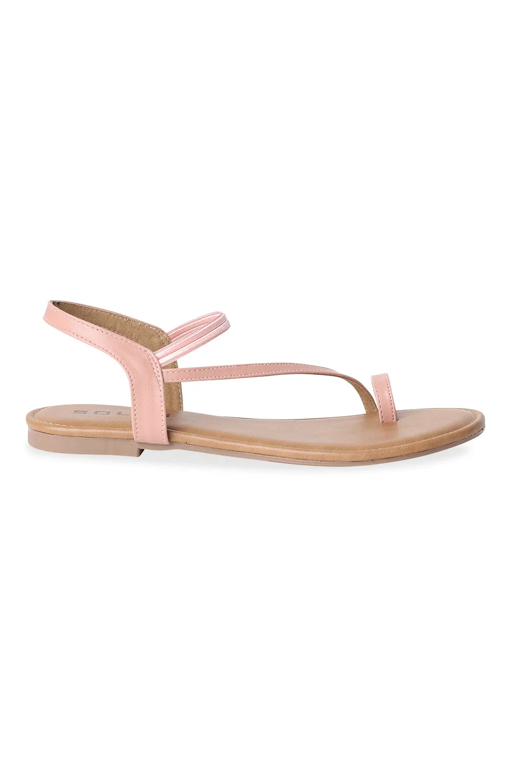 SOLES Toe Hold Flat Sandals