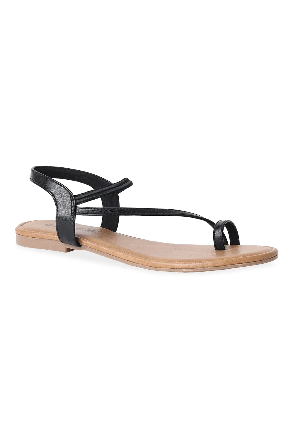 SOLES Toe Hold Flat Sandals