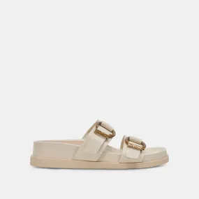 SOYA SANDALS WHITE LEATHER