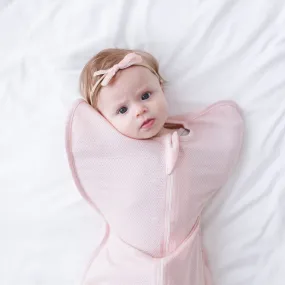 Swaddle (Mesh) in Baby Pink