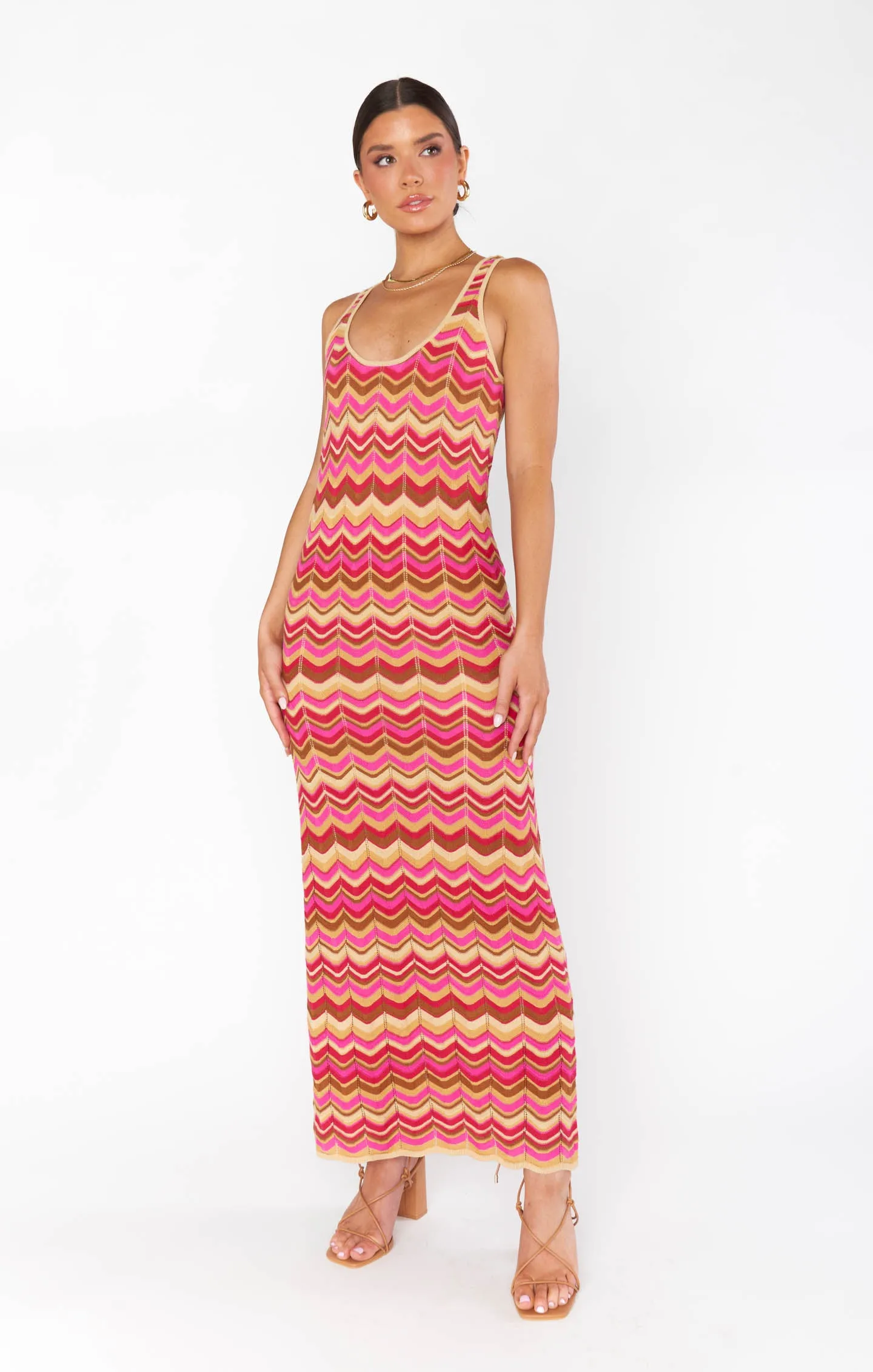 Tala Tank Maxi ~ Horizon Stripe Knit