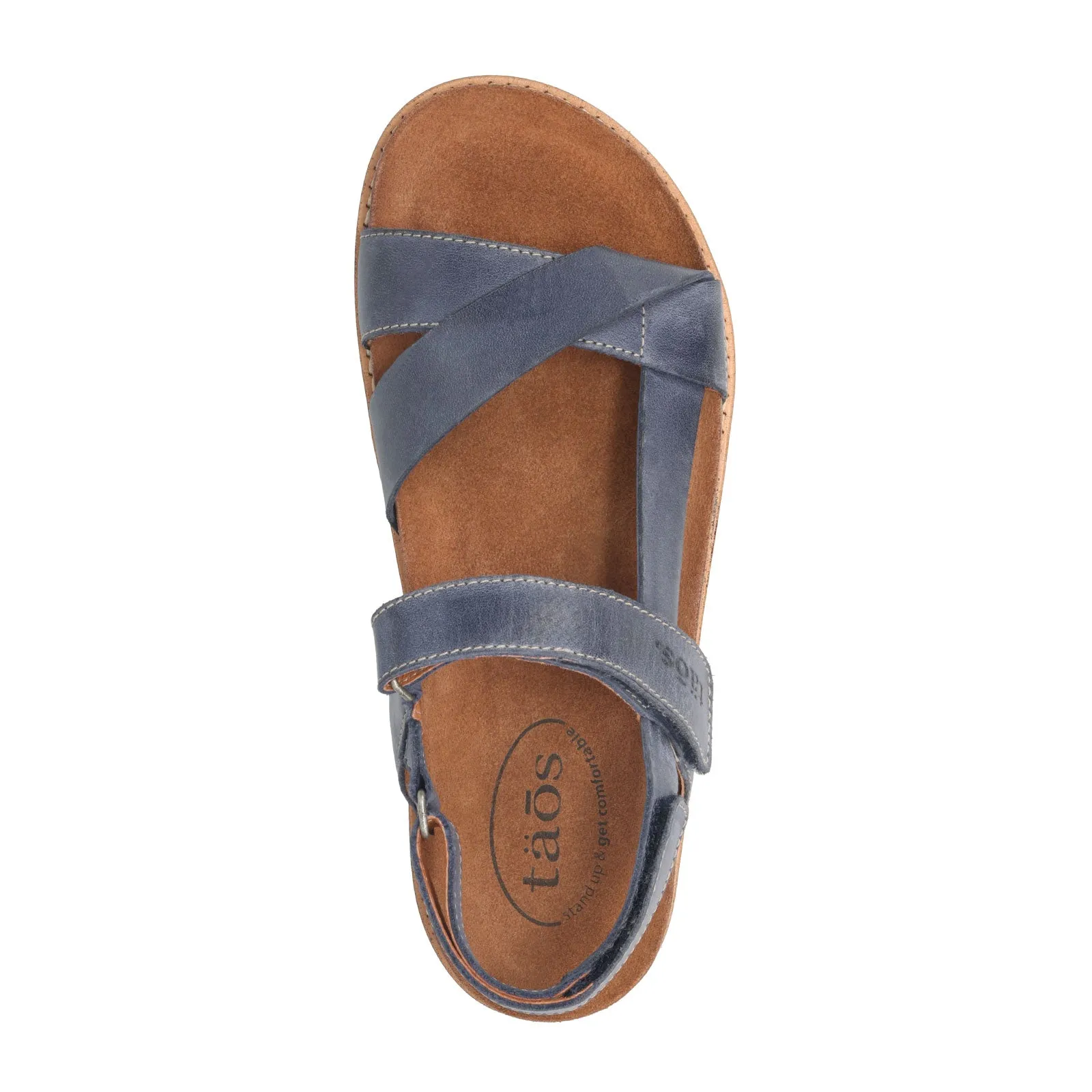 Taos Sideways Backstrap Sandal (Women) - Dark Blue