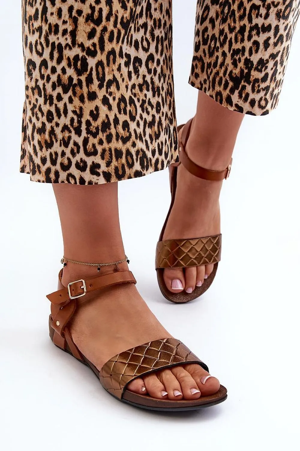 TEEK - Natural Leather Band Sandals