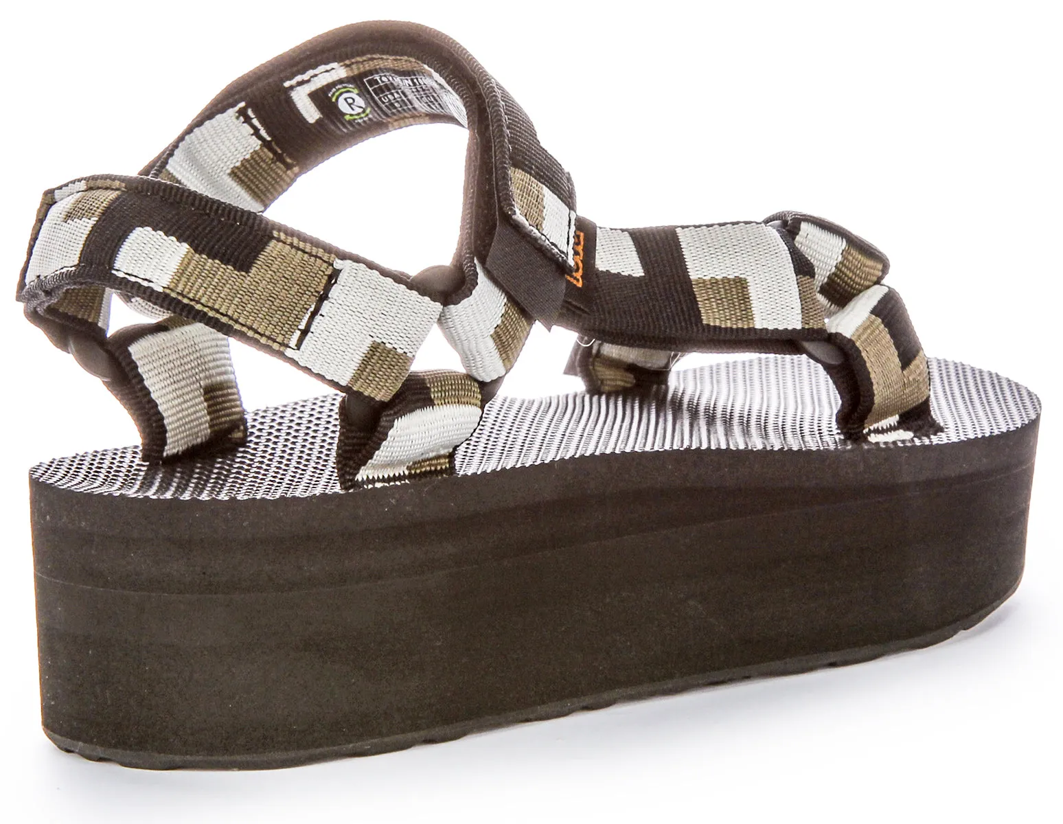 Teva Flatform Universal In Black Olive For Women