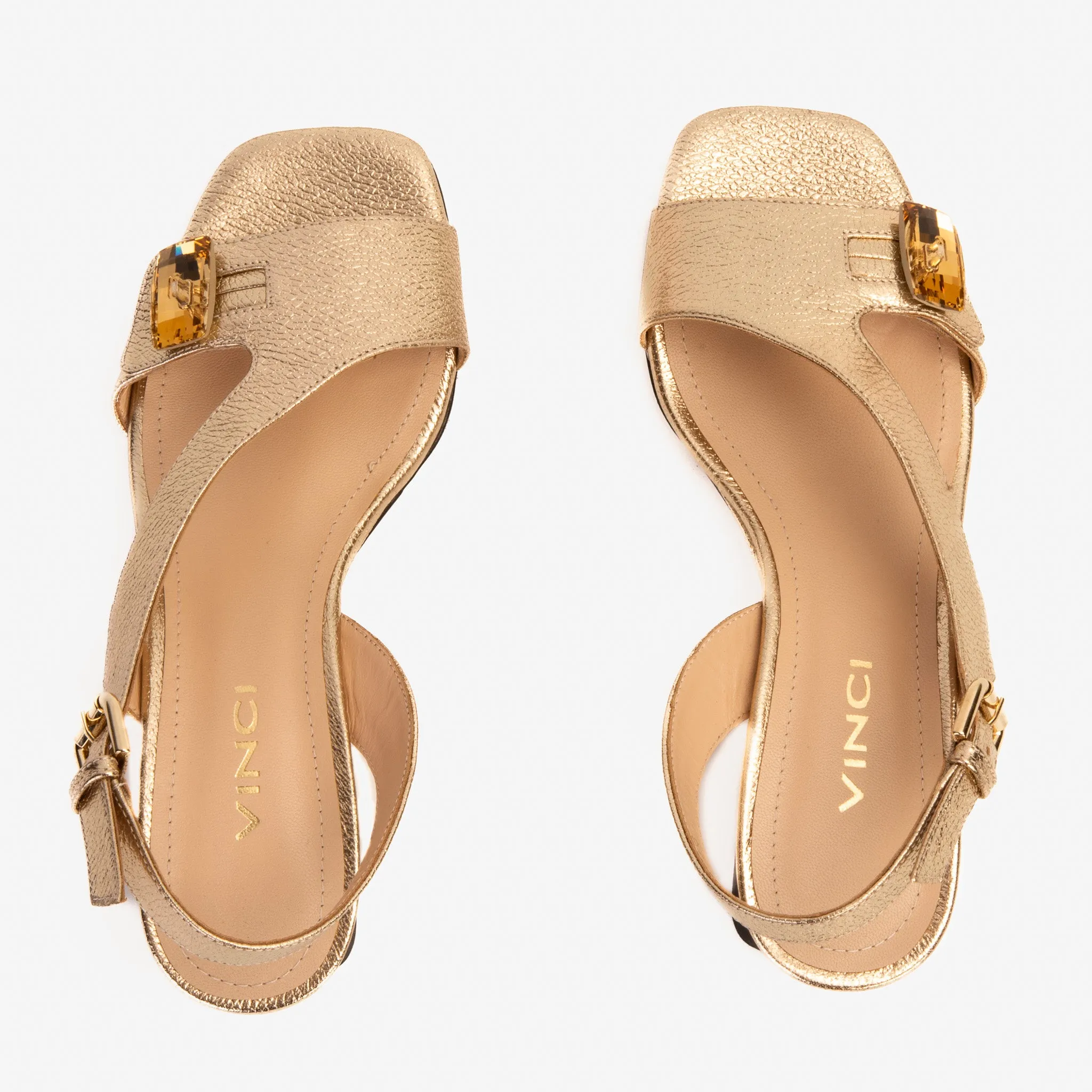 The Iconic Gold Leather Women Sandal